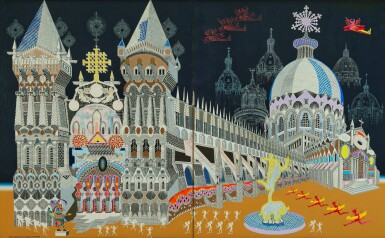 View full screen - View 1 of Lot 494. Vision y presagio del profeta Habakkuk.