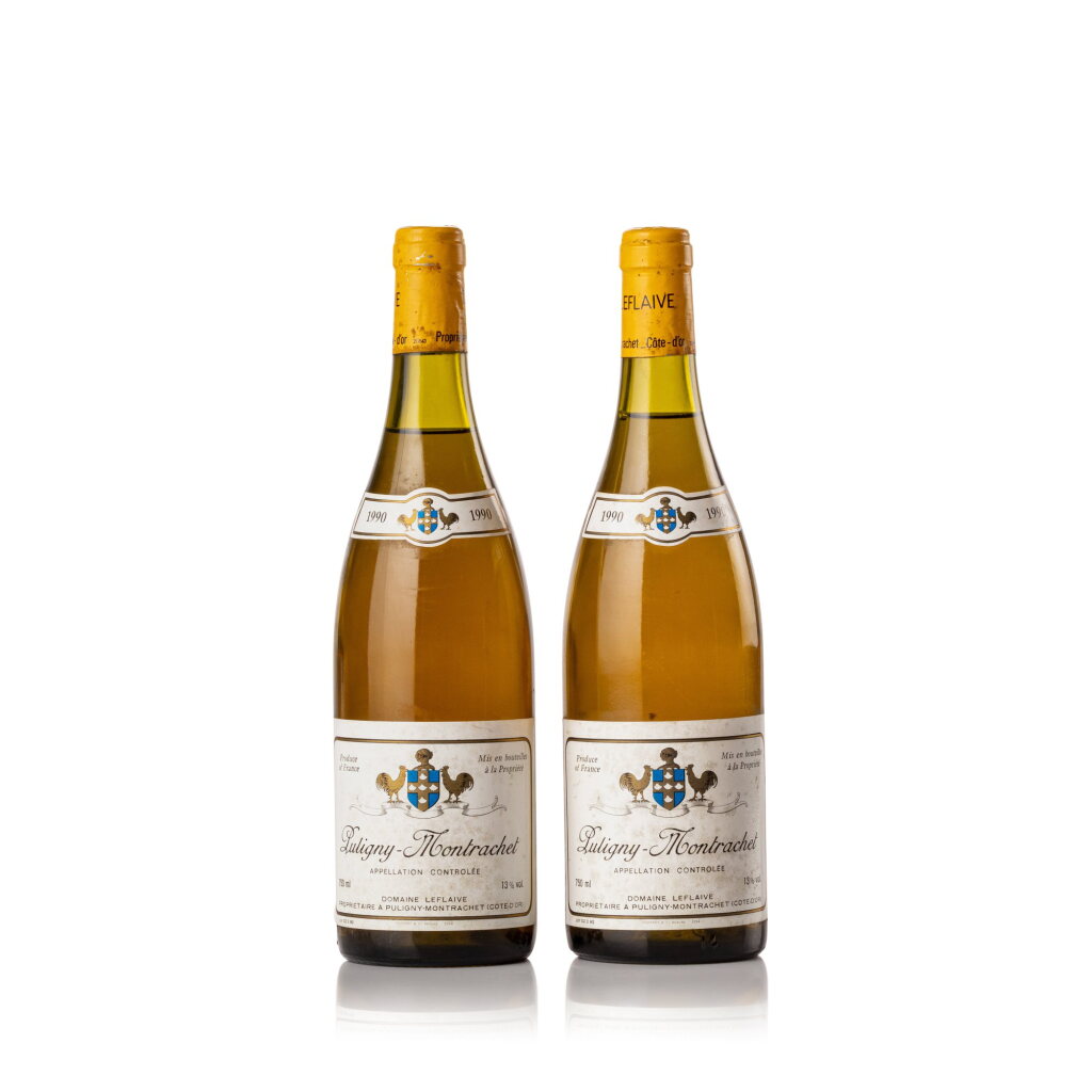 View full screen - View 1 of Lot 750. Puligny Montrachet 1990 Domaine Leflaive (2 BT).