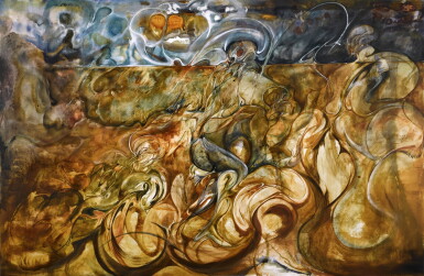 View full screen - View 1 of Lot 346. Blair Whiteford 布萊爾 · 懷特福德 | Sowers and Field 播種者與田野.