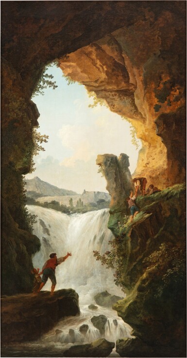 View full screen - View 1 of Lot 63. The Waterfall | La cascade.