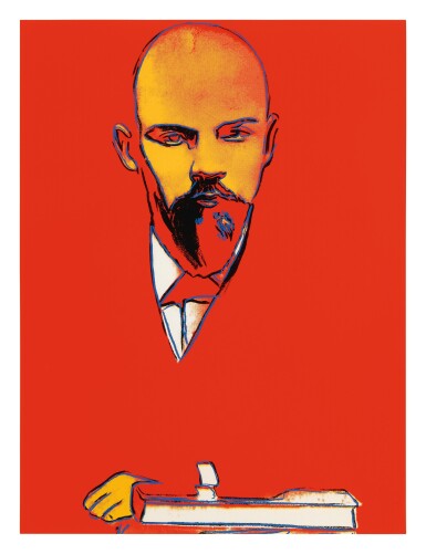 View full screen - View 1 of Lot 121. ANDY WARHOL | RED LENIN (FELDMAN & SCHELLMANN II.403).