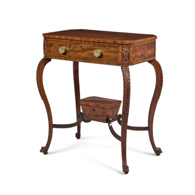 View full screen - View 1 of Lot 344. A Fine and Rare Classical Occasional Table, attributed to the shop of Duncan Phyfe (1768-1854), New York, circa 1815.