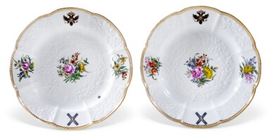 View full screen - View 1 of Lot 167. THE ST. ANDREW THE FIRST CALLED SERVICE, 19TH CENTURY, ATTRIBUTED TO MEISSEN.