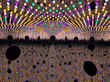 View full screen - View 1 of Lot 1120. Yayoi Kusama 草間彌生 | My Heart is Flying to the Universe 我心飛向宇宙.