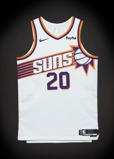 View full screen - View 1 of Lot 33. Rasheer Fleming ‘Rookie Debut’ Phoenix Suns 2025-2026 Game Worn Association Edition Jersey.