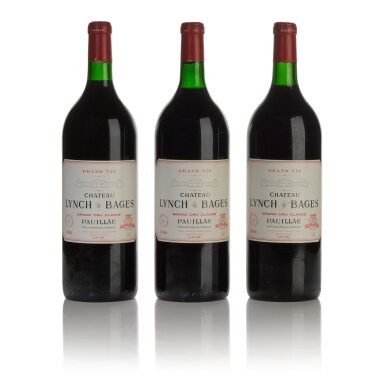 View full screen - View 1 of Lot 74. Château Lynch Bages 1986 (6 MAG).