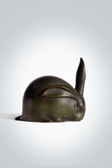 View full screen - View 1 of Lot 66. "Lapin, Une Oreille Levée".