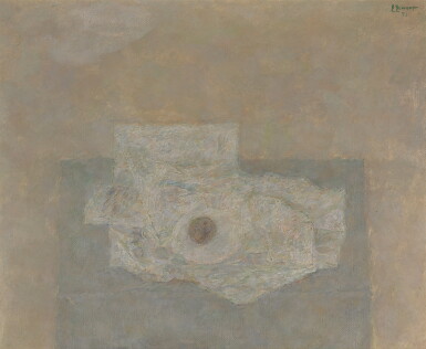 View full screen - View 1 of Lot 142. VLADIMIR WEISBERG | Still Life with Newspaper.