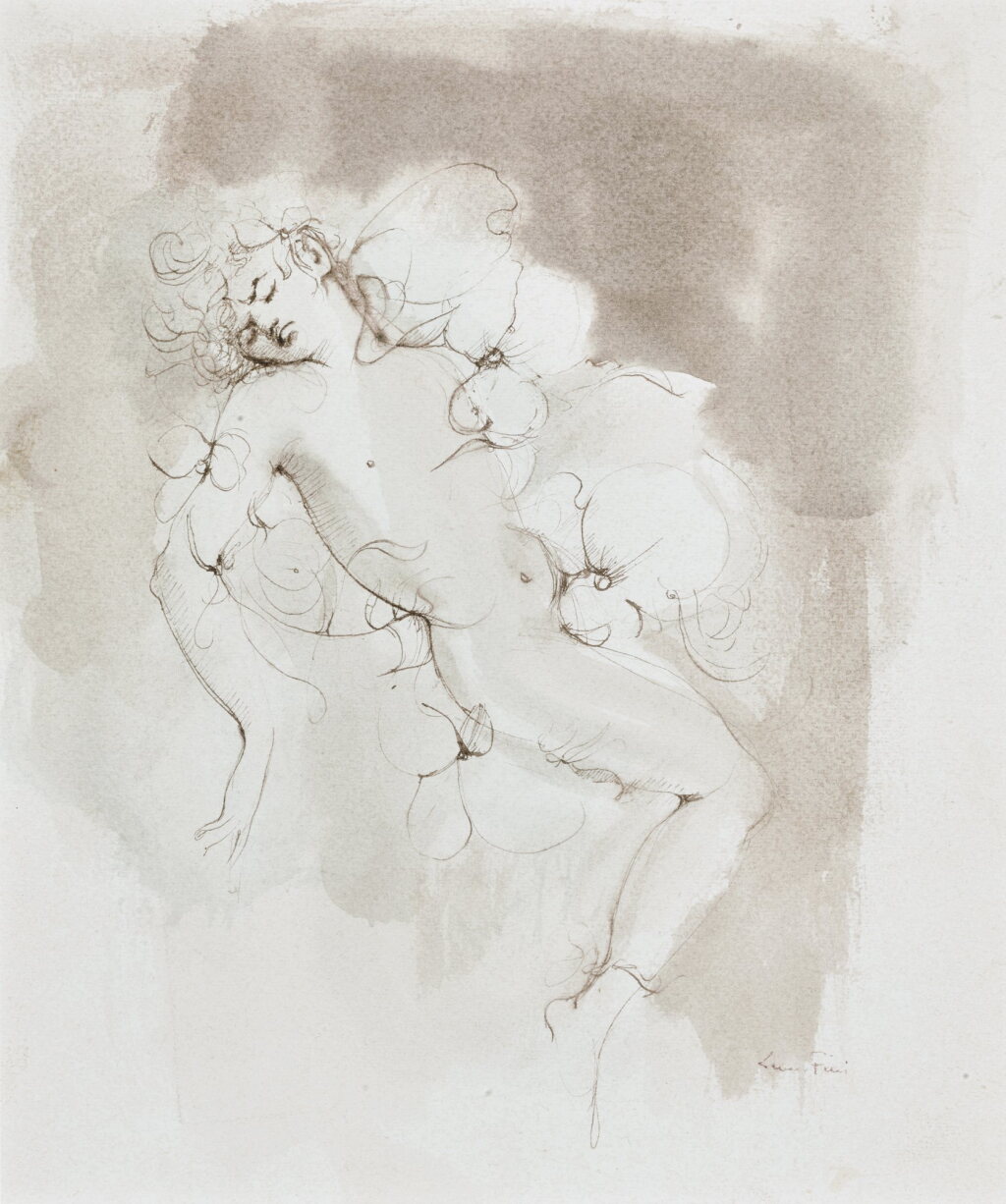 View full screen - View 1 of Lot 78. Phoebus Sleeping.