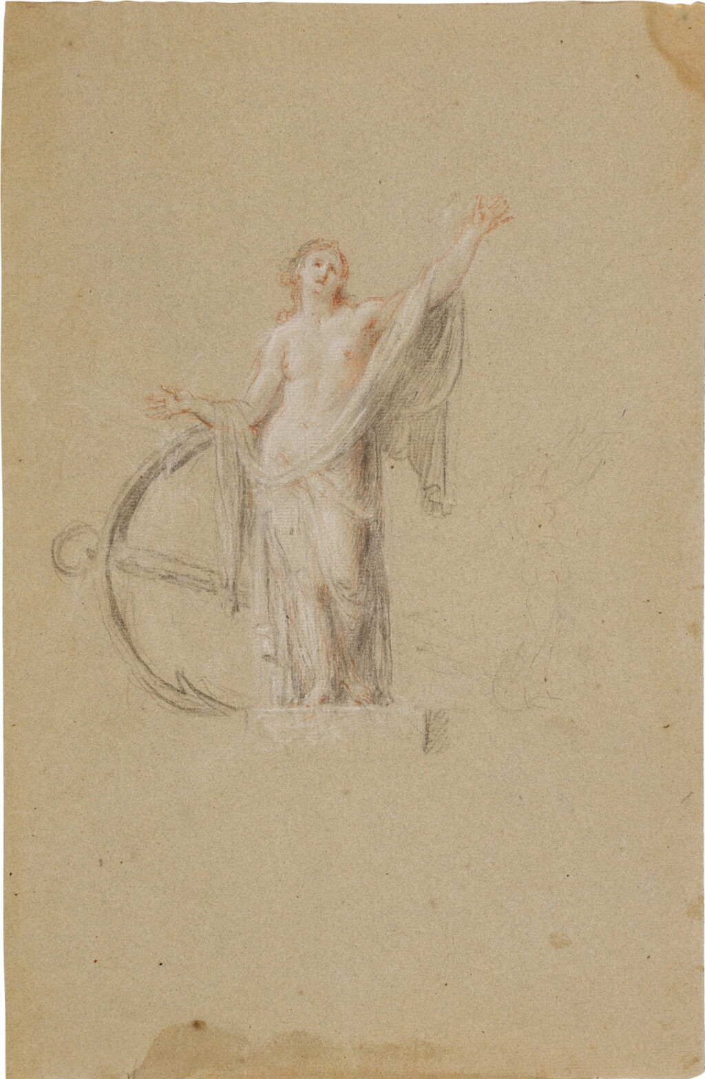 View full screen - View 1 of Lot 267. Three drawings from ‘Claude Martin’s folio’.