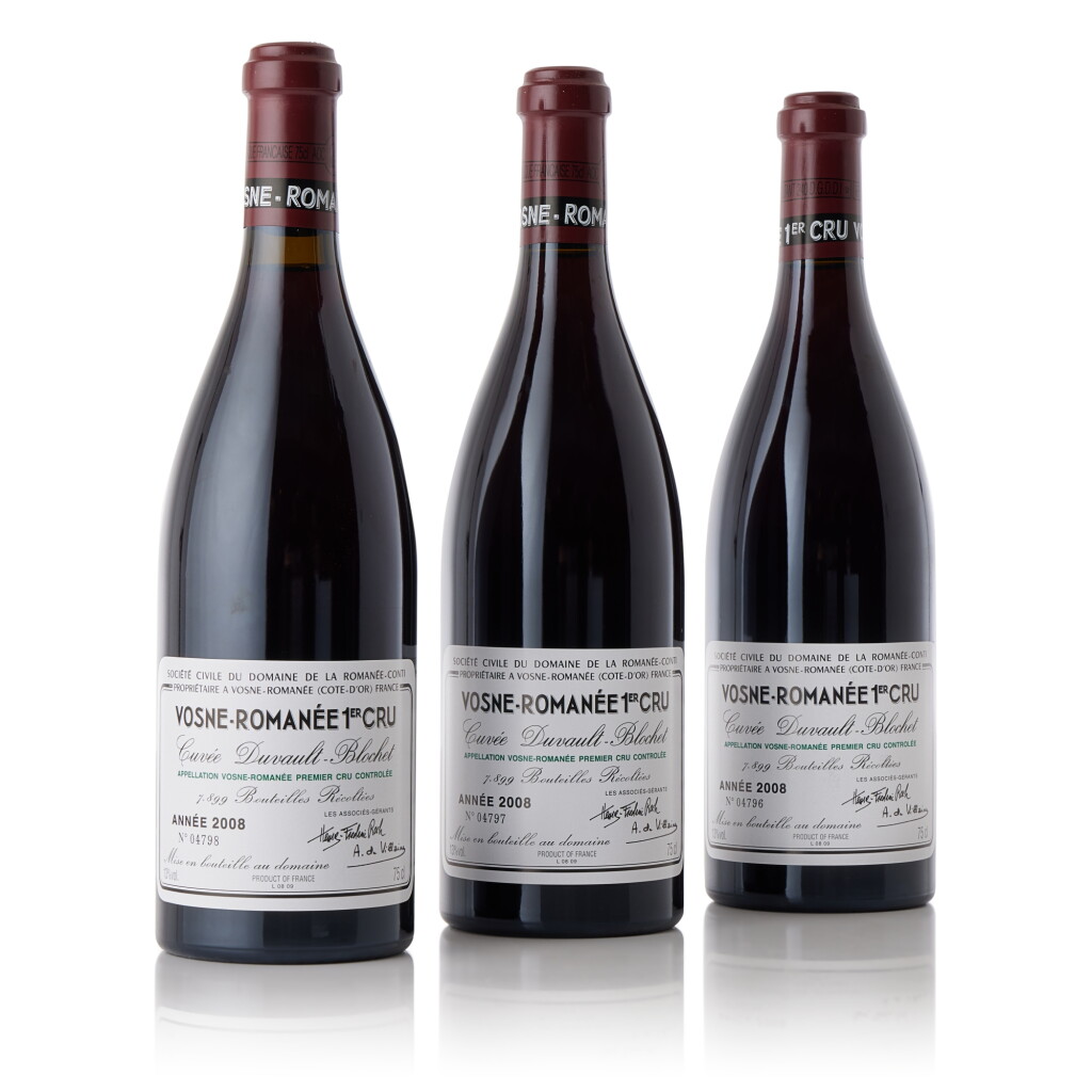 View full screen - View 1 of Lot 5650. Vosne Romanée, Cuvée Duvault-Blochet 2008 Domaine de la Romanée-Conti (3 BT).
