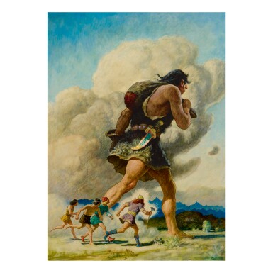 View full screen - View 1 of Lot 9. N. C. WYETH | THE THREE FRIENDS.