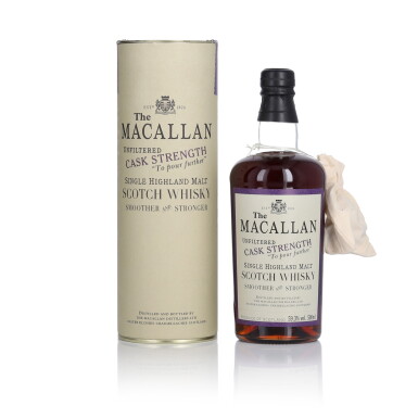 View full screen - View 1 of Lot 1062. The Macallan Cask Strength 59.3 abv 1980 (1 bt 50cl).