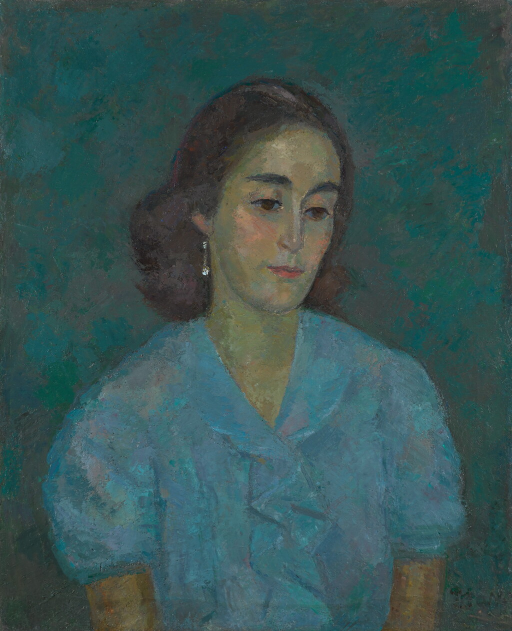 View full screen - View 1 of Lot 107. ROBERT RAFAILOVICH FALK | PORTRAIT OF FARIZET GILELS.