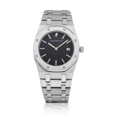 View full screen - View 1 of Lot 2222. Royal Oak, Reference 56175 | A stainless steel bracelet watch with date, Circa 2000 | 愛彼 | 皇家橡樹系列 型號56175 | 精鋼鏈帶腕錶,備日期顯示,約2000年製.