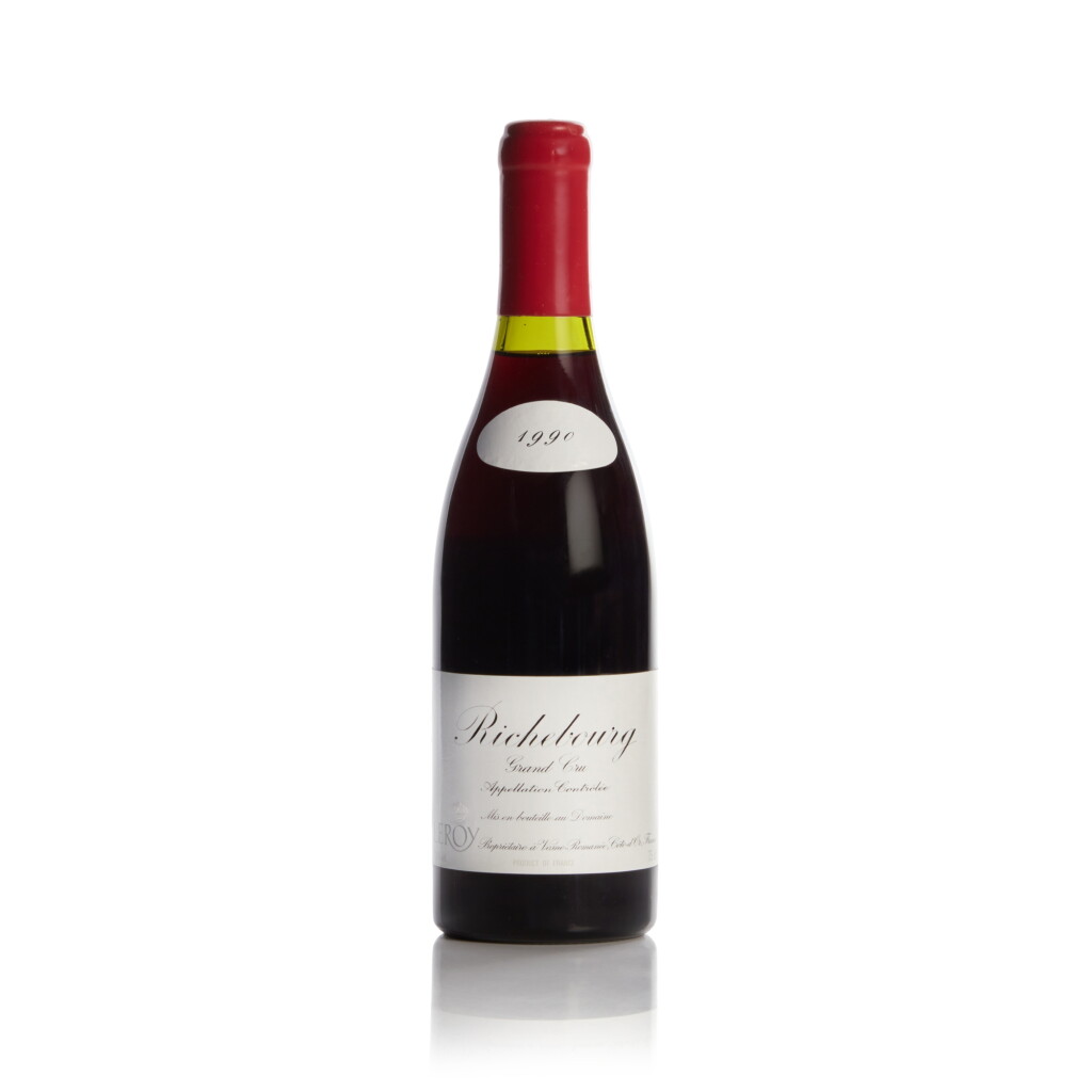 View full screen - View 1 of Lot 29. Richebourg 1990 Domaine Leroy (1 BT).