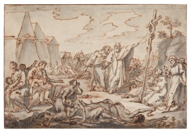 View full screen - View 1 of Lot 156. Moses and the Brazen Serpent.