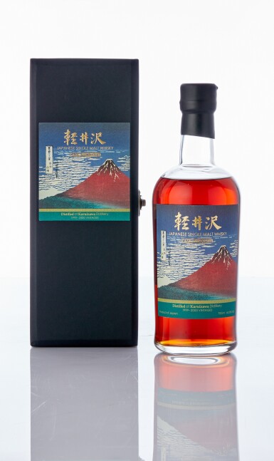View full screen - View 1 of Lot 6158. 輕井澤 "冨嶽三十六景" 系列 Karuizawa 36 Views of Mount Fuji 36th Release 60.8 abv NV (1.