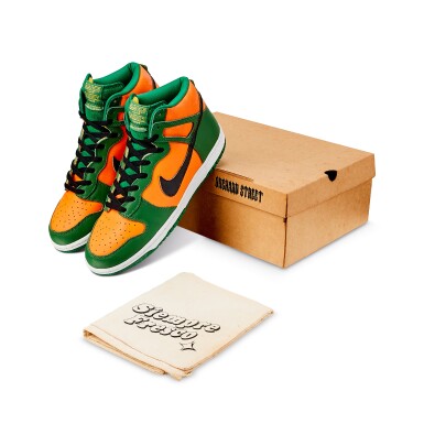 View full screen - View 1 of Lot 8625. Nike Dunk Hi Orchard Street ‘Brazil’ | Size 11.