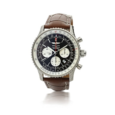 View full screen - View 1 of Lot 59. BREITLING | REFERENCE AB0310 NAVITIMER RATTRAPANTE A STAINLESS STEEL AUTOMATIC SPLIT-SECONDS CHRONOGRAPH WRISTWATCH WITH DATE, CIRCA 2017.