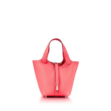 View full screen - View 1 of Lot 8444. Azalee Clemence Picotin Lock 18 Palladium Hardware, 2017.