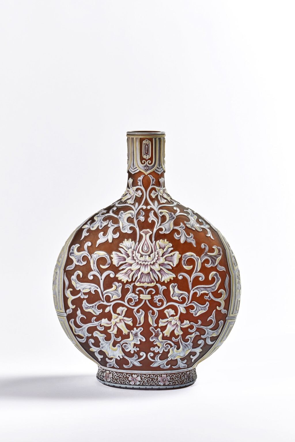 View full screen - View 1 of Lot 105. Thomas Webb & Sons, "Persian" Bottle.