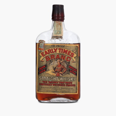 View full screen - View 1 of Lot 2413. Early Times 14 Year Old Bottled In Bond 100 Proof 1916 (1 Bottle Pint).