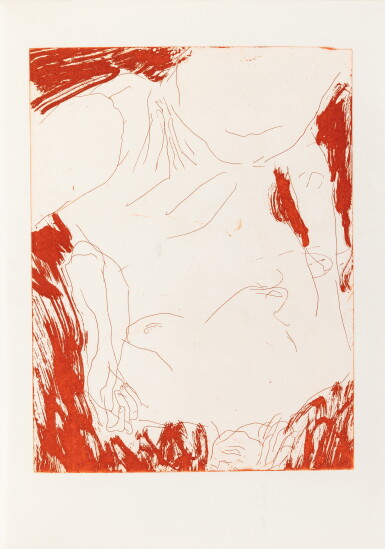 View full screen - View 1 of Lot 190. Le Théâtre de Séraphin. Solstice, 2003. In-folio, en feuilles. 8 gravures, 1/90 sociétaires.