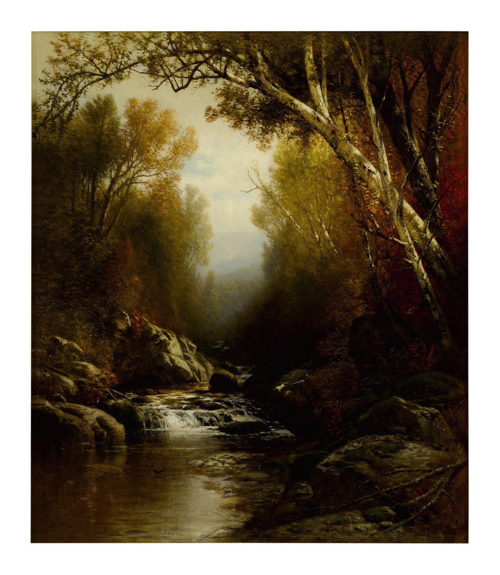 Voir en plein écran - Voir 1 du lot 13. WILLIAM M. HART | A FOREST STREAM.
