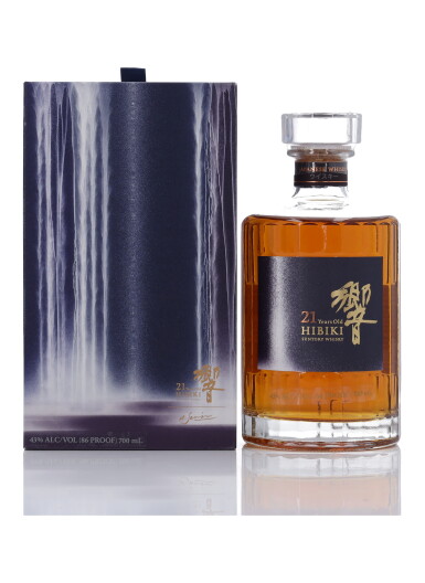 View full screen - View 1 of Lot 317. Hibiki 21 Year Old Hiroshi Senju 43.0 abv NV (1 Bottle 70cl).