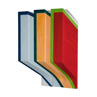 View full screen - View 1 of Lot 656. RICHARD SMITH | UNTITLED (TRIPTYCH).