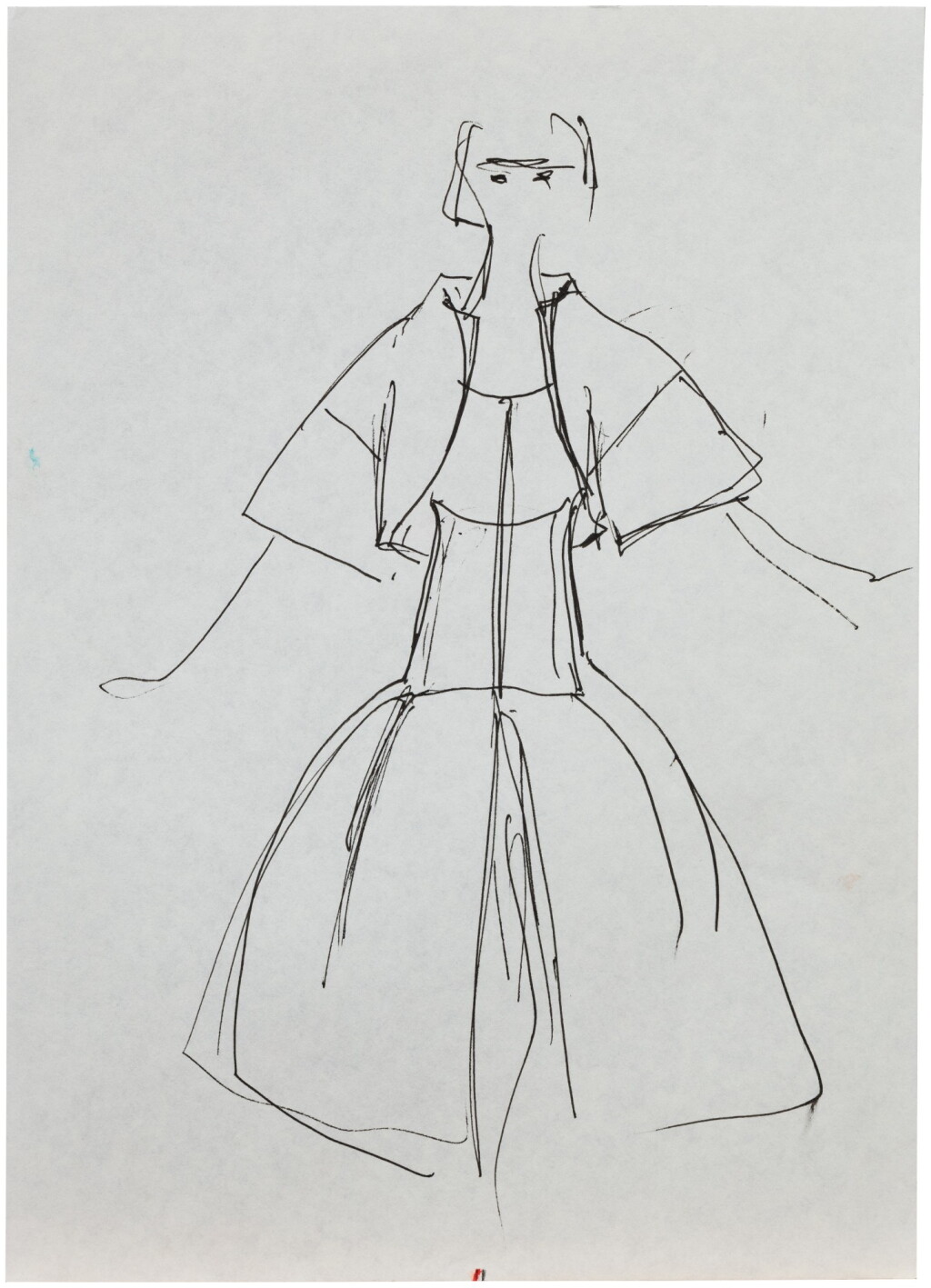 View full screen - View 1 of Lot 27. Three studies for fashion.