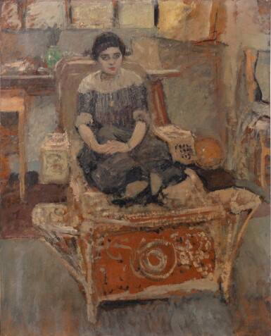 View full screen - View 1 of Lot 229. Maud Grandidier dans l'atelier du Boulevard Malesherbes.