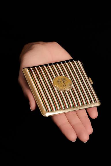 vintage enamel cigarette case Antique Art Nouveau Sterling Peacock Pattern Art Deco Solid Silver Engine