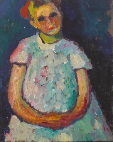 View full screen - View 1 of Lot 445. Kind mit gefalteten Händen (Child with Folded Hands).