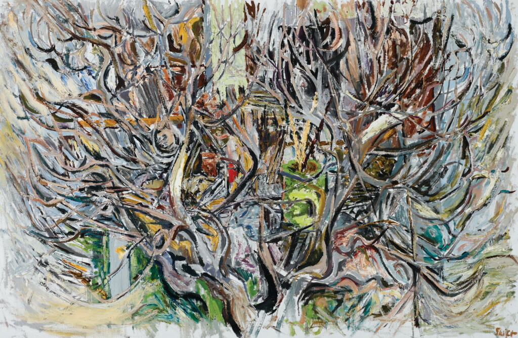 View full screen - View 1 of Lot 44. PATRICK SWIFT | GNARLED OLIVE TREE.