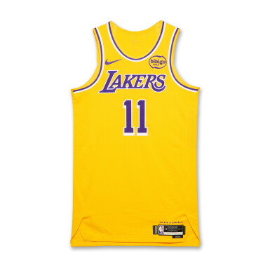 View full screen - View 1 of Lot 49. Jaxson Hayes ‘Dunk Contest’ Worn Icon Edition Jersey .