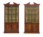 A Matched Pair of Early George III Mahogany Display Cabinets, Circa 1765