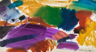 View full screen - View 1 of Lot 702. IVON HITCHENS | ENGLISH FALL.
