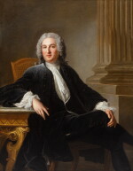 Portrait d’un gentilhomme habillé en noir