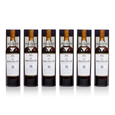 View full screen - View 1 of Lot 2. The Macallan 18 Year Old 43.0 abv 1996 (6 BT75).