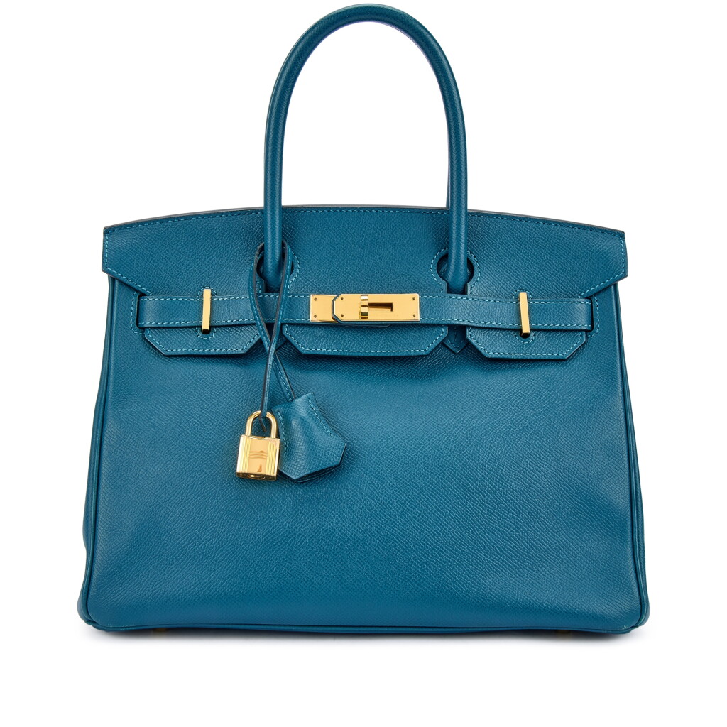 View full screen - View 1 of Lot 9755. Vert Bosphore Epsom Birkin 30 Gold Hardware, 2015.