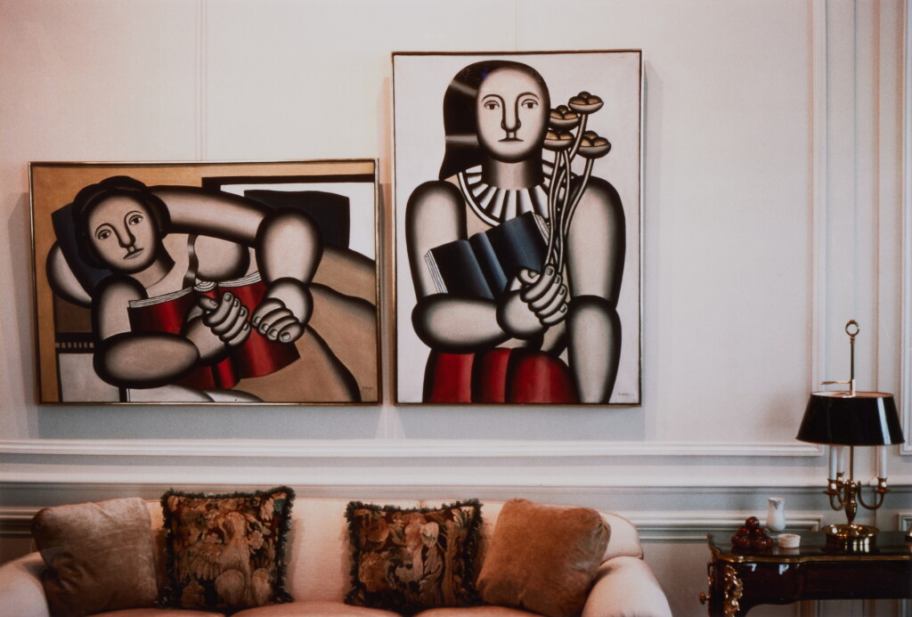 View full screen - View 1 of Lot 442. La Lecture, 1924, Femme au Livre, 1924, Positioned together, Tous les Deux, ensemble, New York.