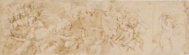 View full screen - View 1 of Lot 25. ITALIAN SCHOOL, 16TH CENTURY | CHERUBS SINGING.
