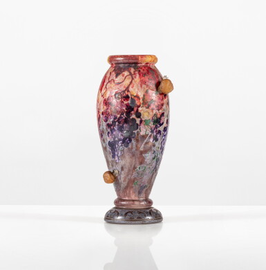 View full screen - View 1 of Lot 71. Vigne à l’automne et escargots vase, circa 1904 .