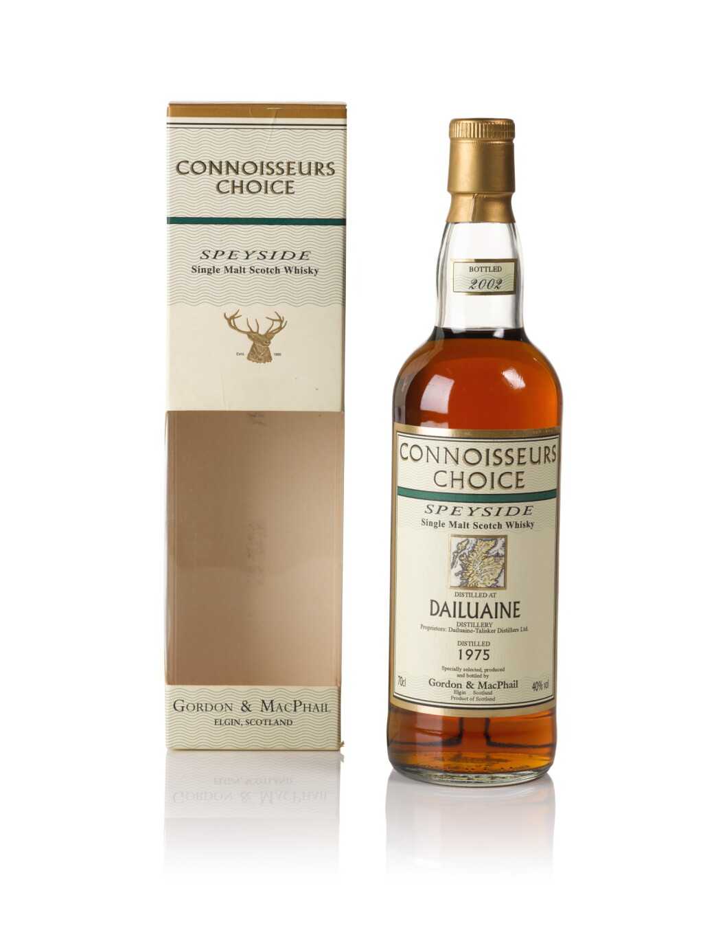 View full screen - View 1 of Lot 180. Dailuaine Gordon & MacPhail Connoisseurs Choice 40.0 abv 1975 .
