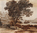 The arrival of Aeneas at Pallanteum, the site of Rome