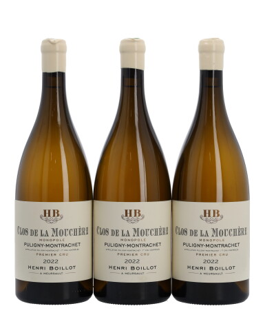 View full screen - View 1 of Lot 423. Puligny Montrachet, Clos de la Mouchère 2022 Domaine Henri Boillot (6 MAG).