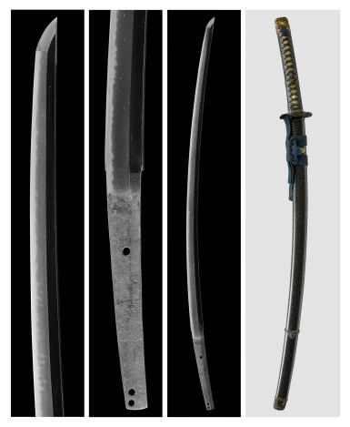 View full screen - View 1 of Lot 87. A katana | Attributed to the Iwato Ichimonji school | Kamakura period, late 14th century.