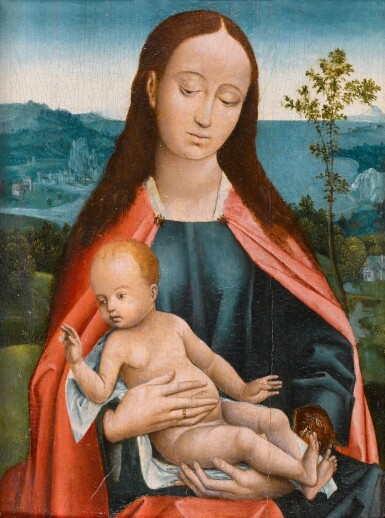 View full screen - View 1 of Lot 102. The Virgin and Child in a landscape.
